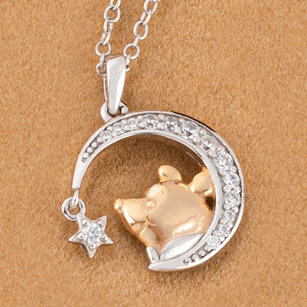 Winnie the Pooh Moon Necklace, Charmed Aroma